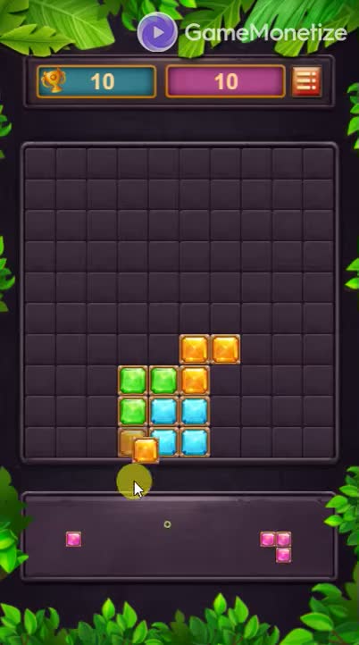 Jewel Block Puzzle - Free Addictive Games gameplay screenshot 1