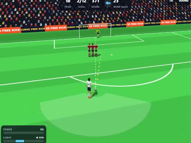 Curve Free Kick gameplay screenshot 1