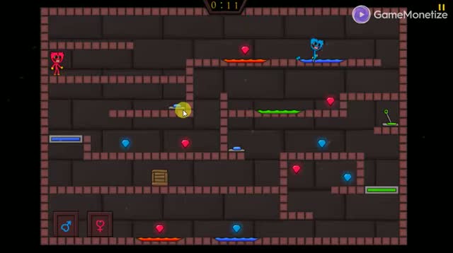 Kissy Missy and Huggy Wuggy gameplay screenshot 1