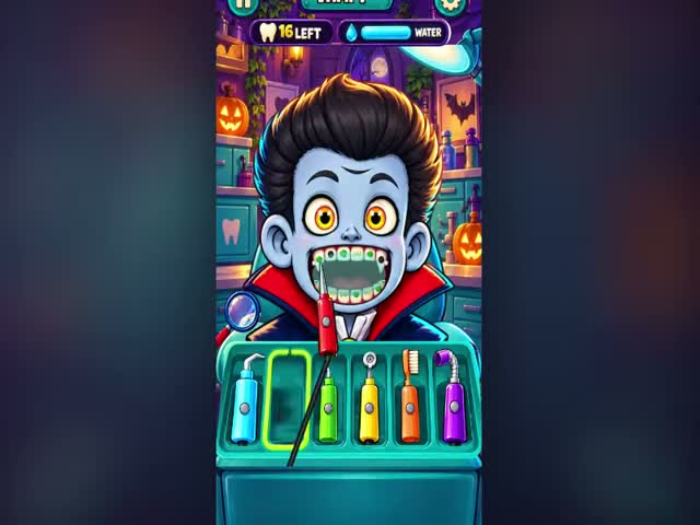 Halloween Dentist For Kids 2 gameplay screenshot 1
