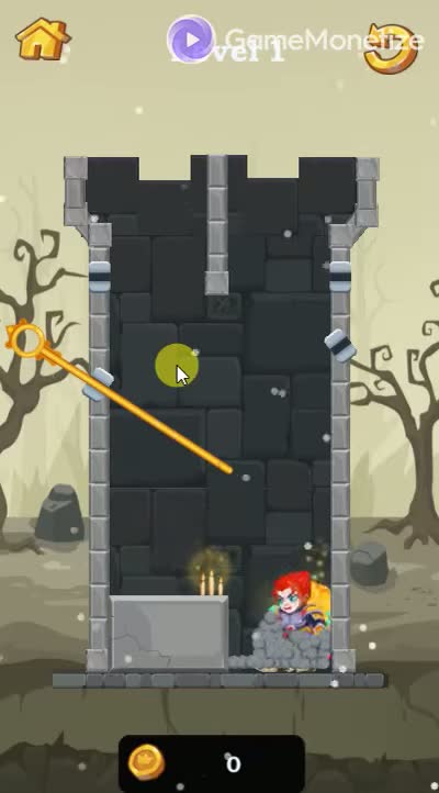 Hero Rescue Puzzle gameplay screenshot 1