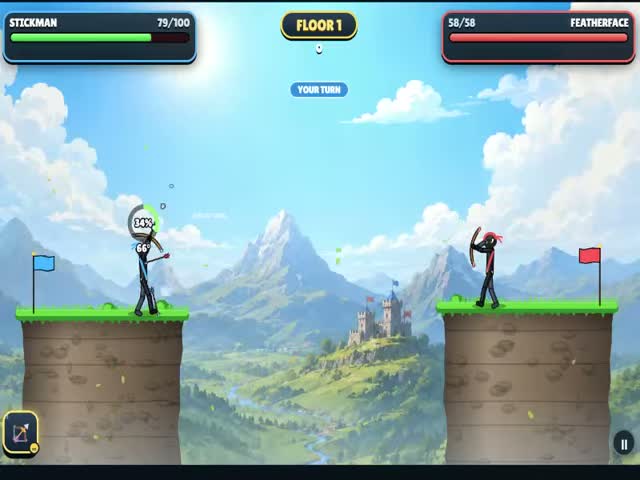 Stickman Bow Clash gameplay screenshot 1