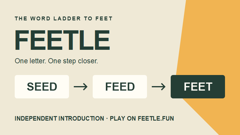 Feetle Word Game illustrated cover