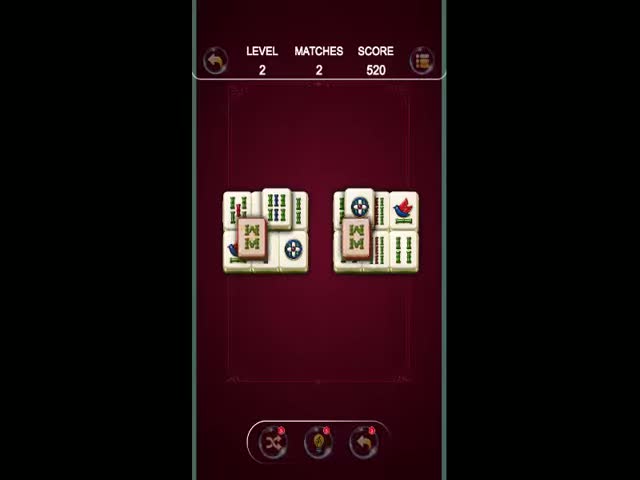 Mahjong Solitaire Crush Game gameplay screenshot 1