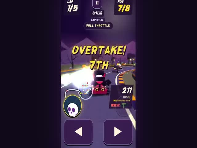 Spooky Racing gameplay screenshot 1