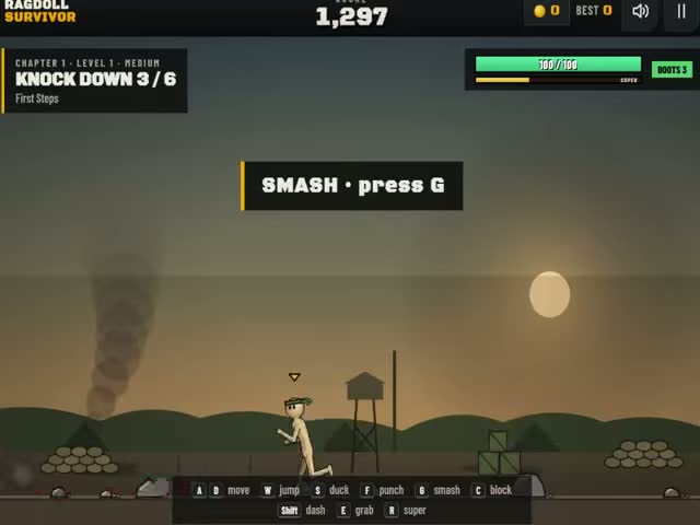 Ragdoll Survivor gameplay screenshot 1